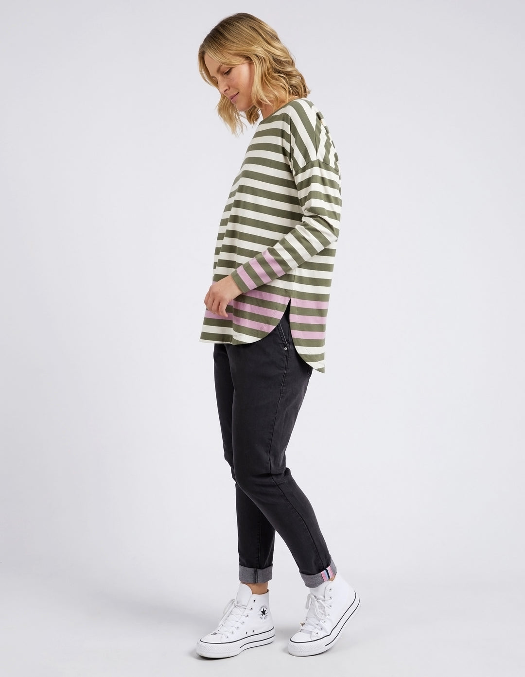 Elm Turn Back L/S Tee - Clover & Pearl