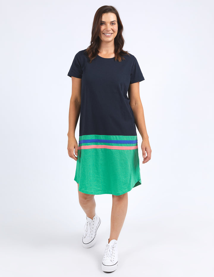 Elm Rhea Tee Dress - Navy