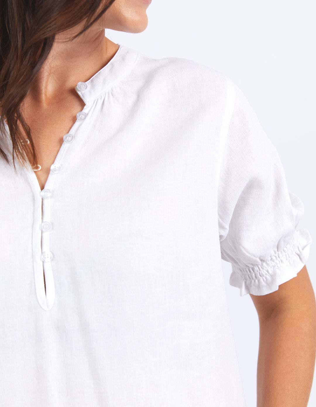 Elm Loretta Top - White