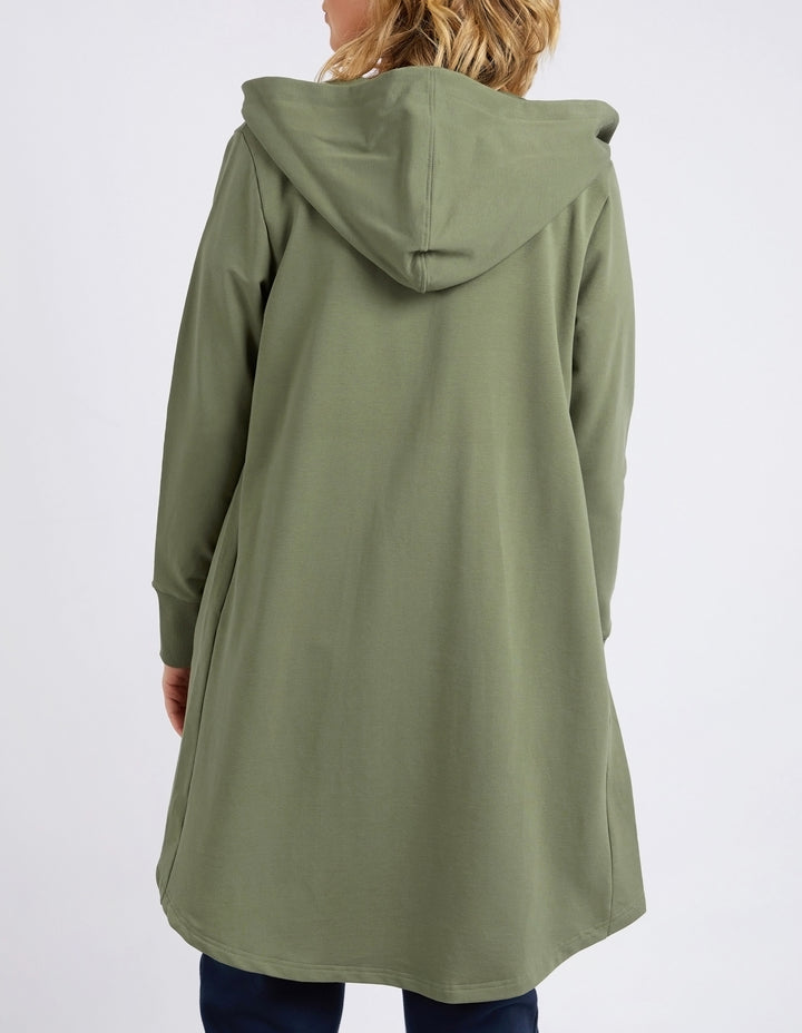 Elm Mara Zip Hoodie - Clover