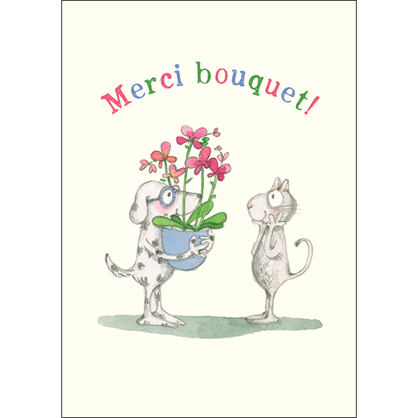 Twigseeds Merci bouquet Mini Card