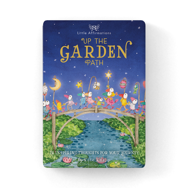  Twigseeds Up the Garden Path 24 affirmations cards + stand