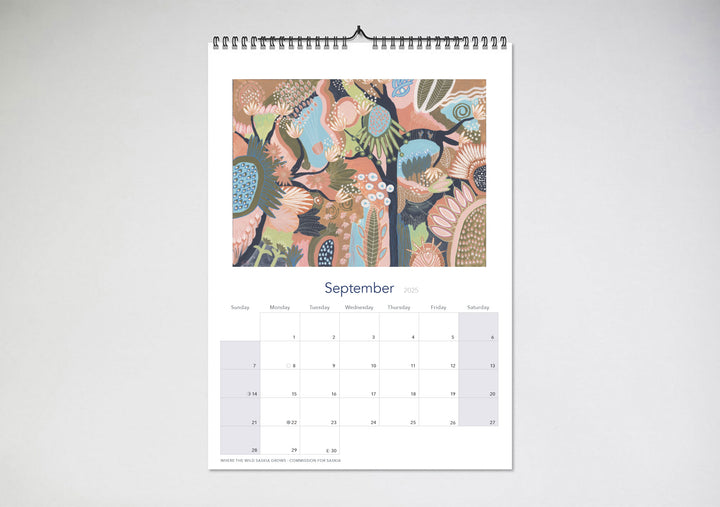 Anna Lohe 2025 Wall Calendar