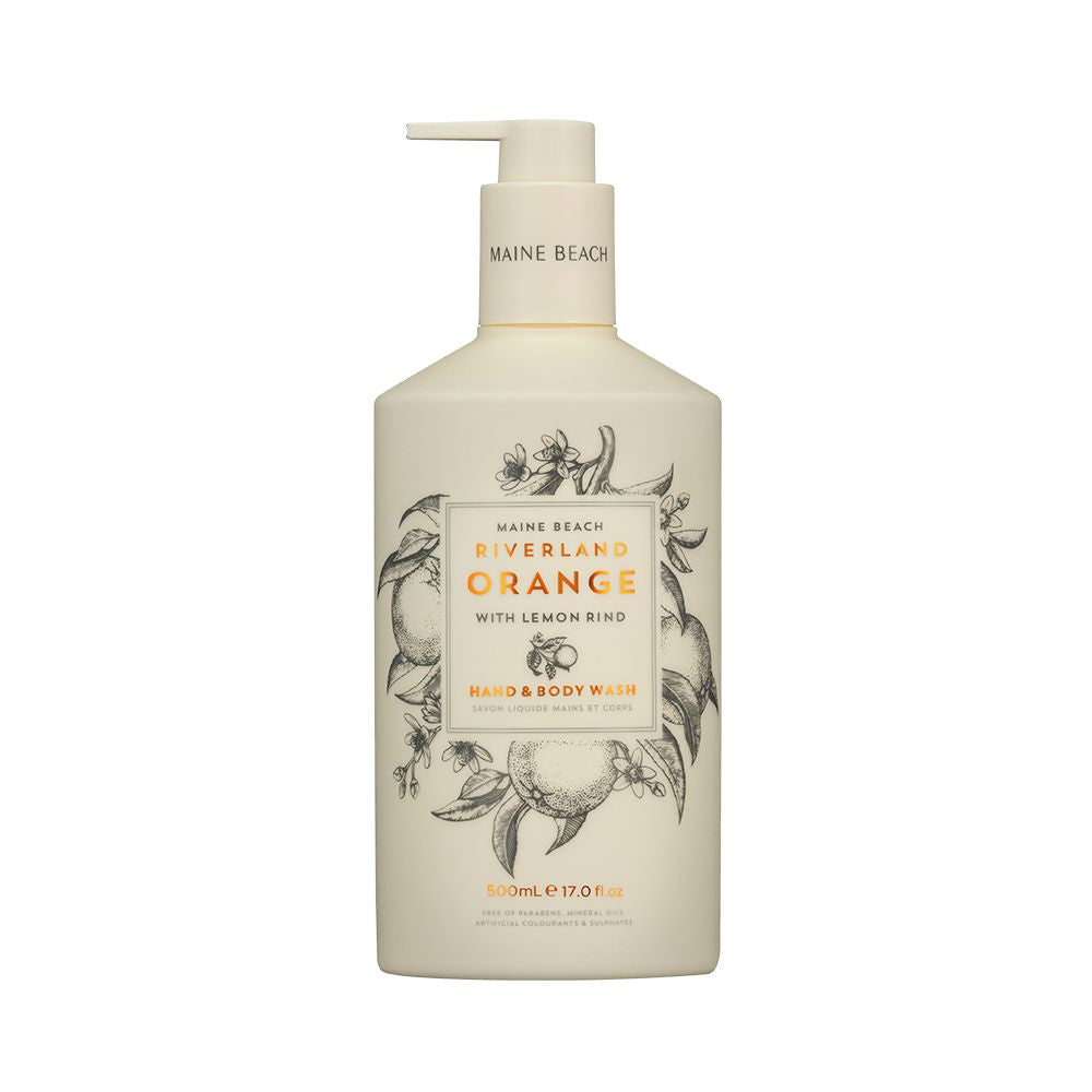 Riverland Orange (With Lemon Rind) Hand & Body Wash 500ml