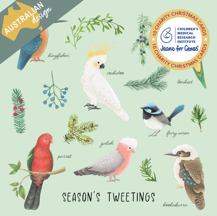 CMRI Australian Birds - Charity Christmas Card Pack