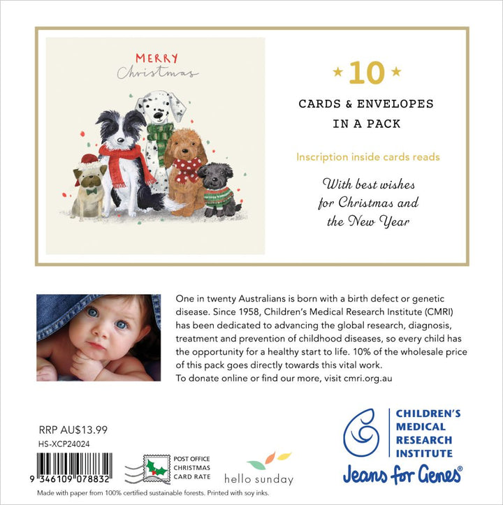 CMRI Furry Friends - Charity Christmas Card Pack