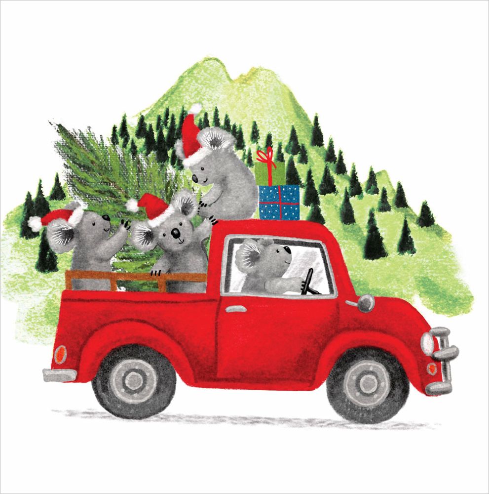 CMRI Koala Trees - Charity Christmas Card Pack