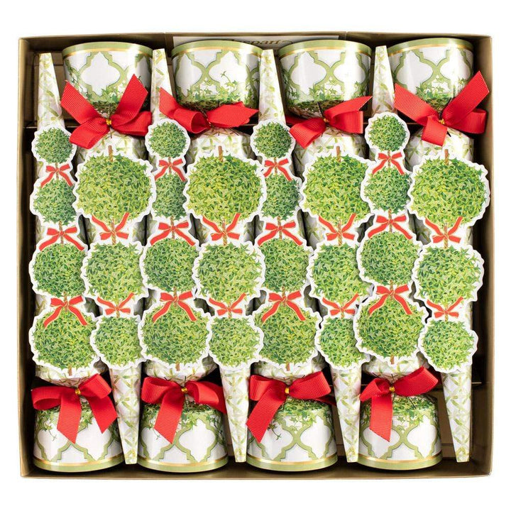 Crackers Caspari - Cone Tree Topiaries (Box of 8)