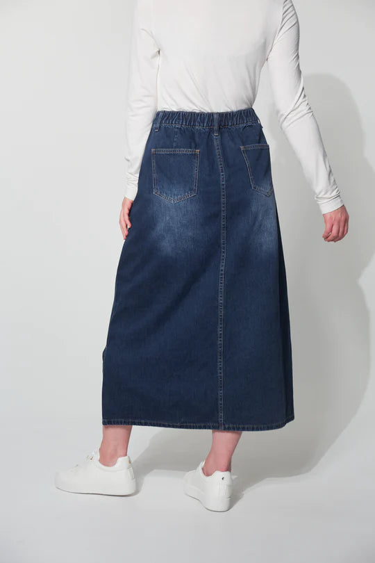 Dalton Denim Skirt - Indigo