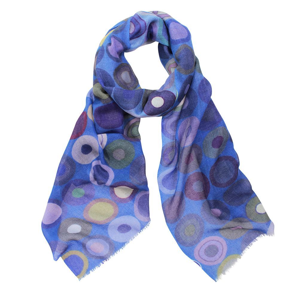 Modern Spot Wool Scarf