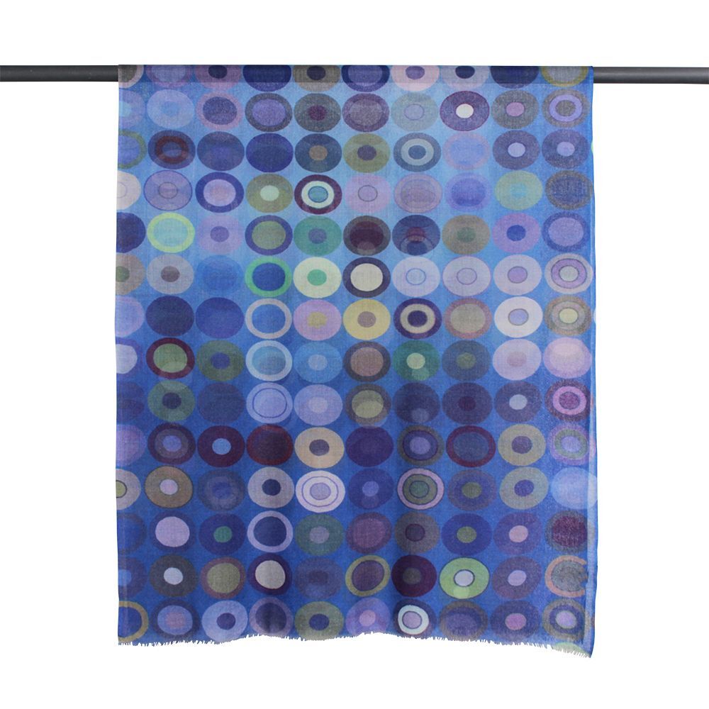 Modern Spot Wool Scarf