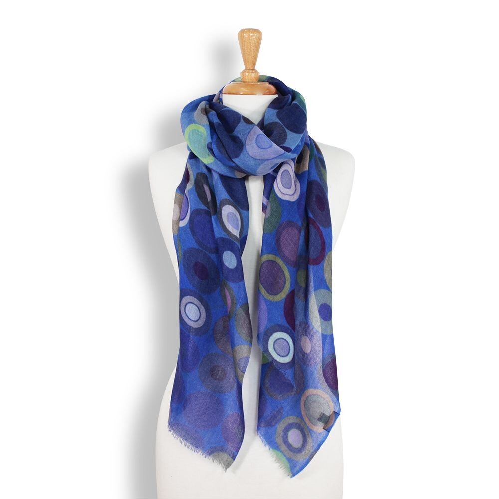 Modern Spot Wool Scarf