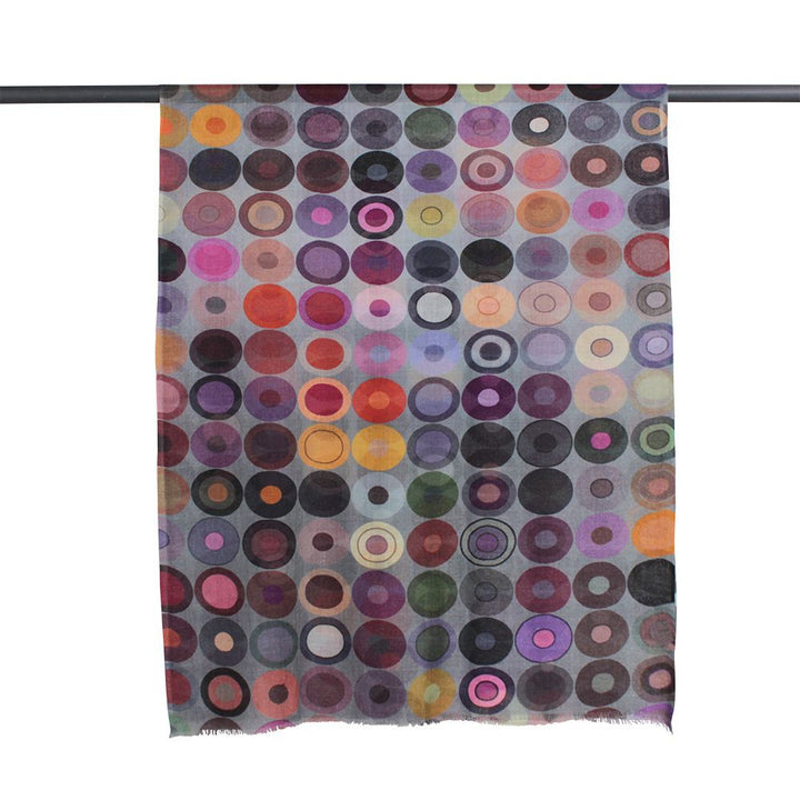 Modern Spot Wool Scarf