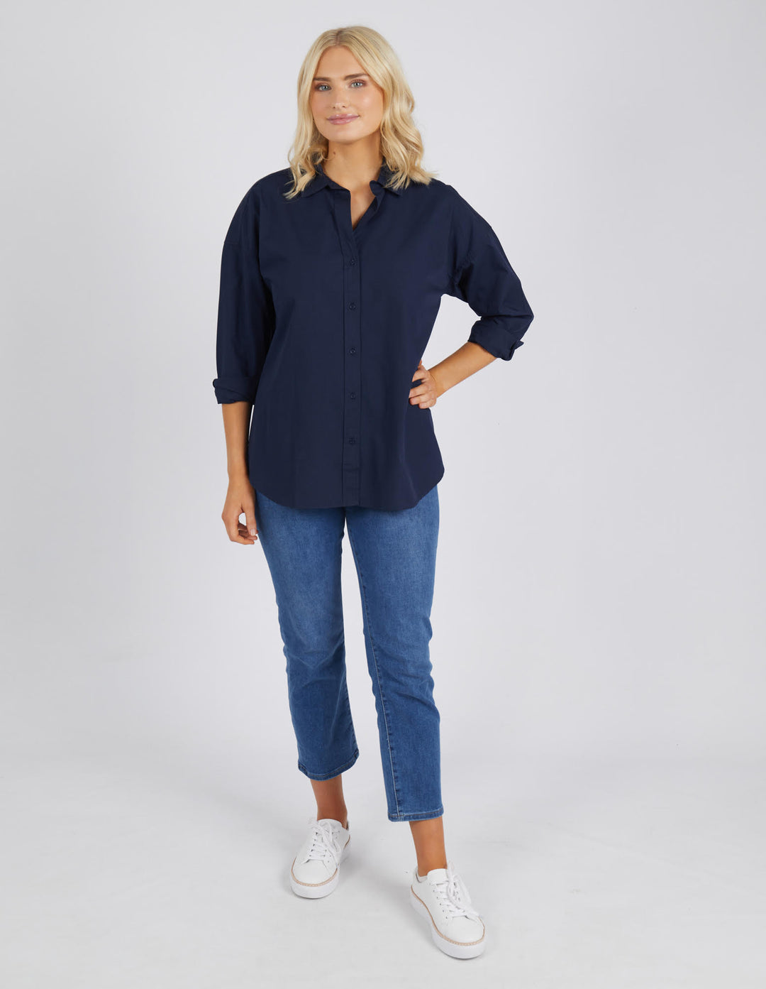 Elm Delia Shirt - Navy