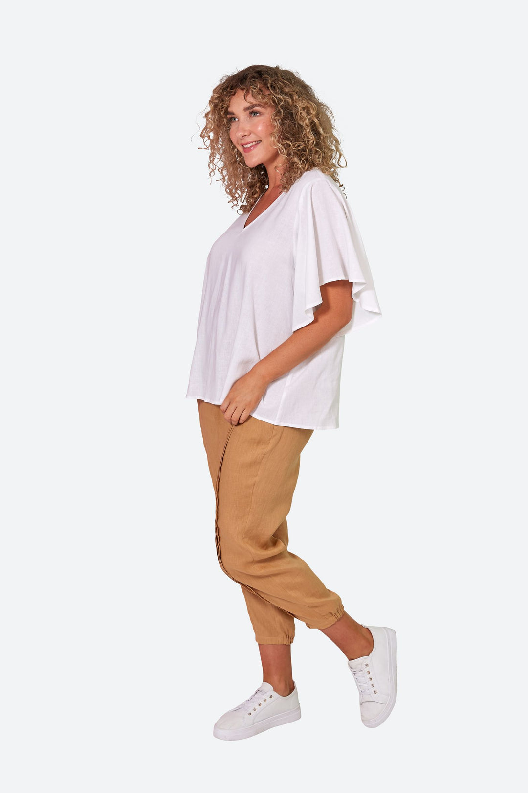 Eb & Ive Verve Top - Blanc