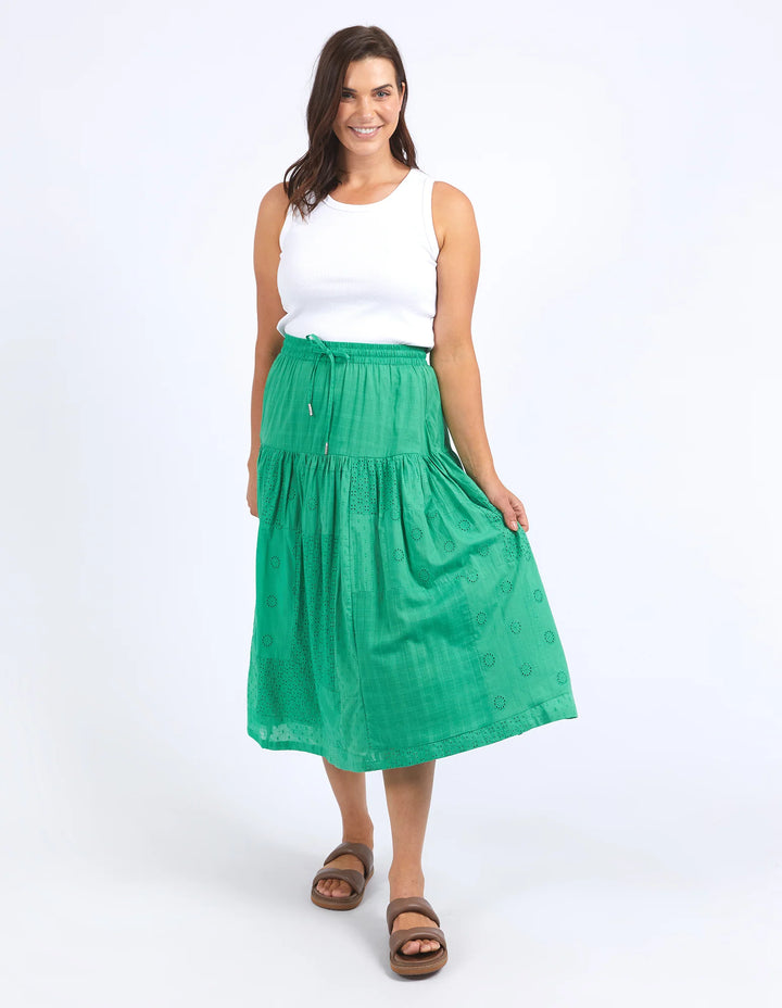 Elm Clementine Skirt - Greenbriar