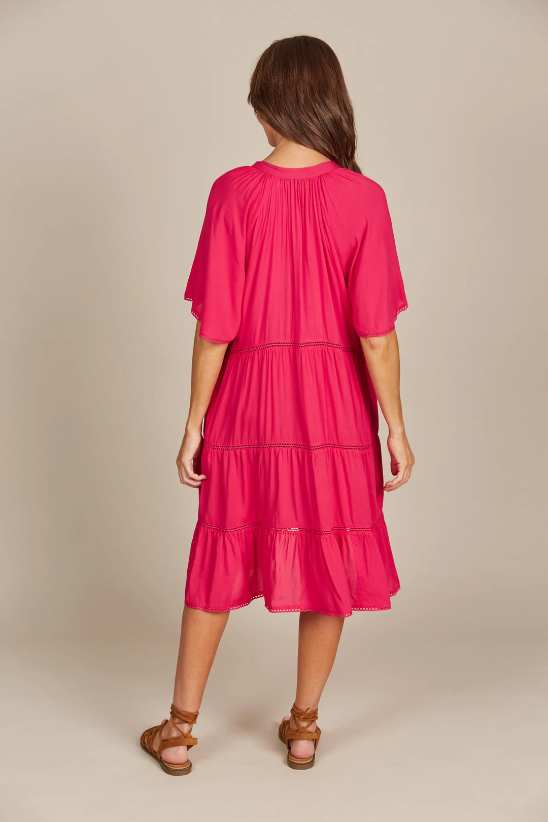 Esme Dress  - Raspberry