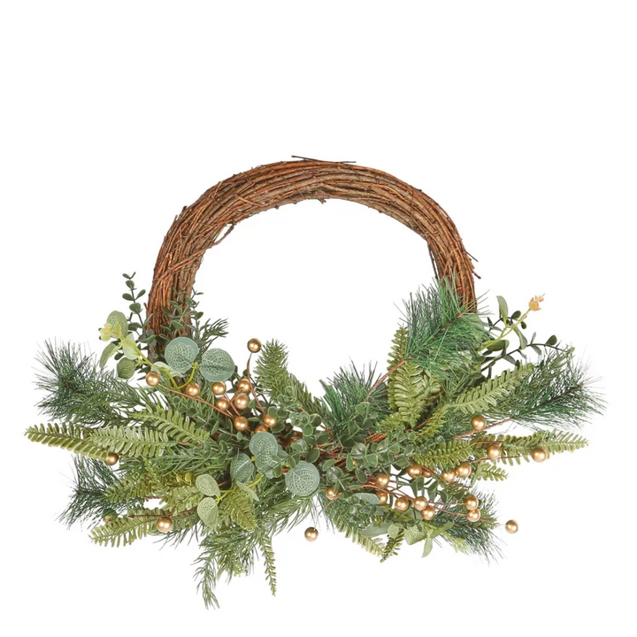 Chou Golden Berry Wreath