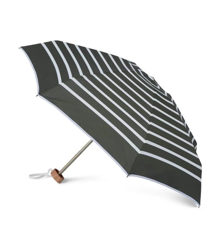 Anatole Charles Micro-Umbrella - Striped Khaki