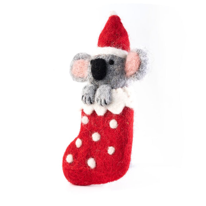 Koala Stocking Christmas Decoration