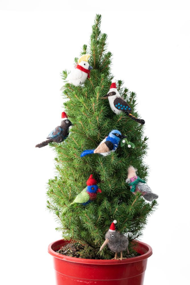 Blue Wren Wilma Christmas Decoration