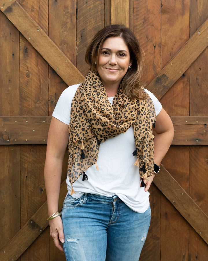 Gemma Animal Print Scarf