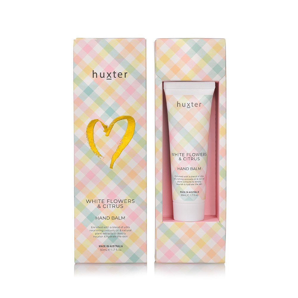 Huxter Hand Balm Gift Box - White Flowers & Citrus