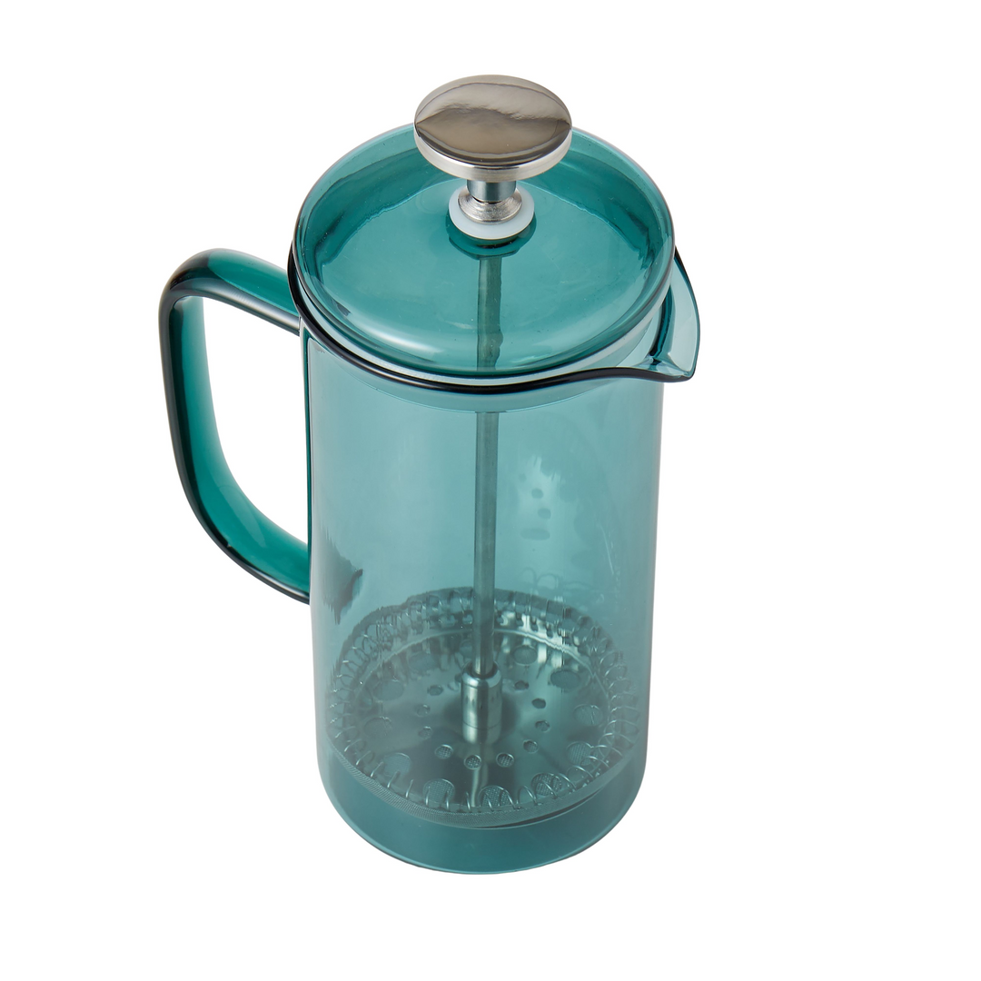 Leaf & Bean Glass French Press 350ml - Green