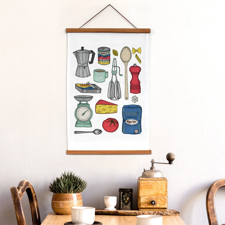 Italian Kitchen - Artist Tea Towel