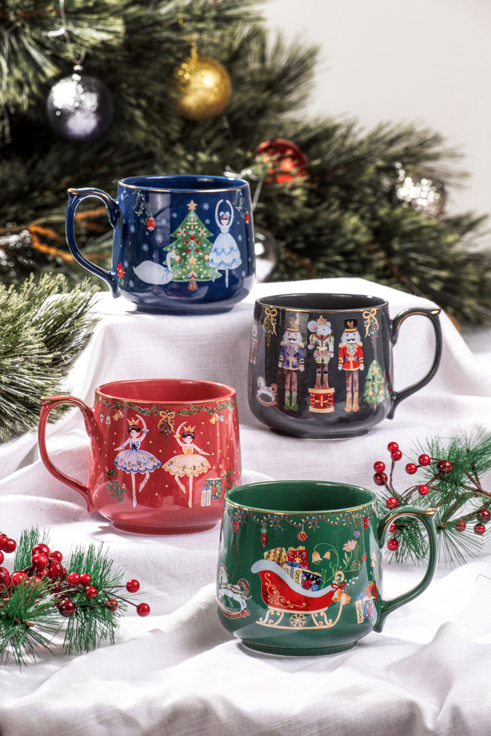 Ashdene Christmas Wonderland Sleigh Mug