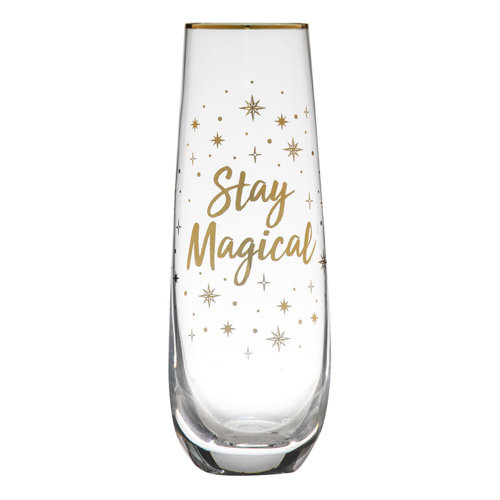 Ladelle Starry Stay Magical Stemless Champagne Glass