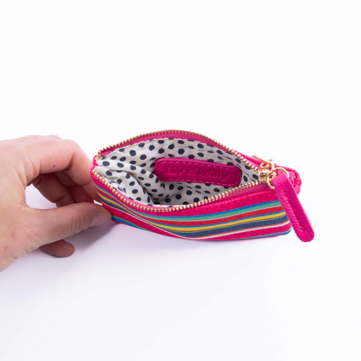 Kristina Forrest Design Coin Purse - Bright Stripes