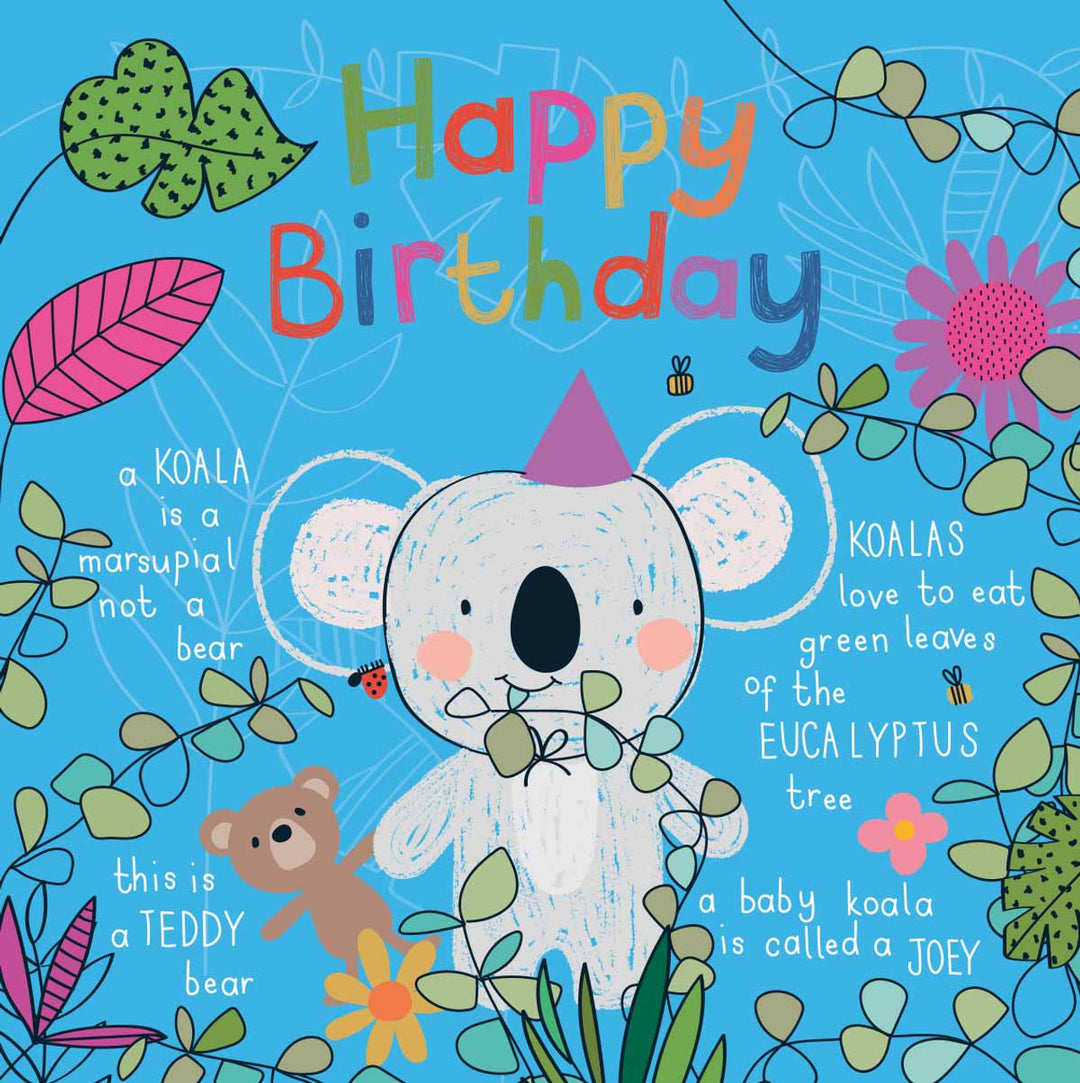 Belly Button Designs Wonderful World Card - Koala