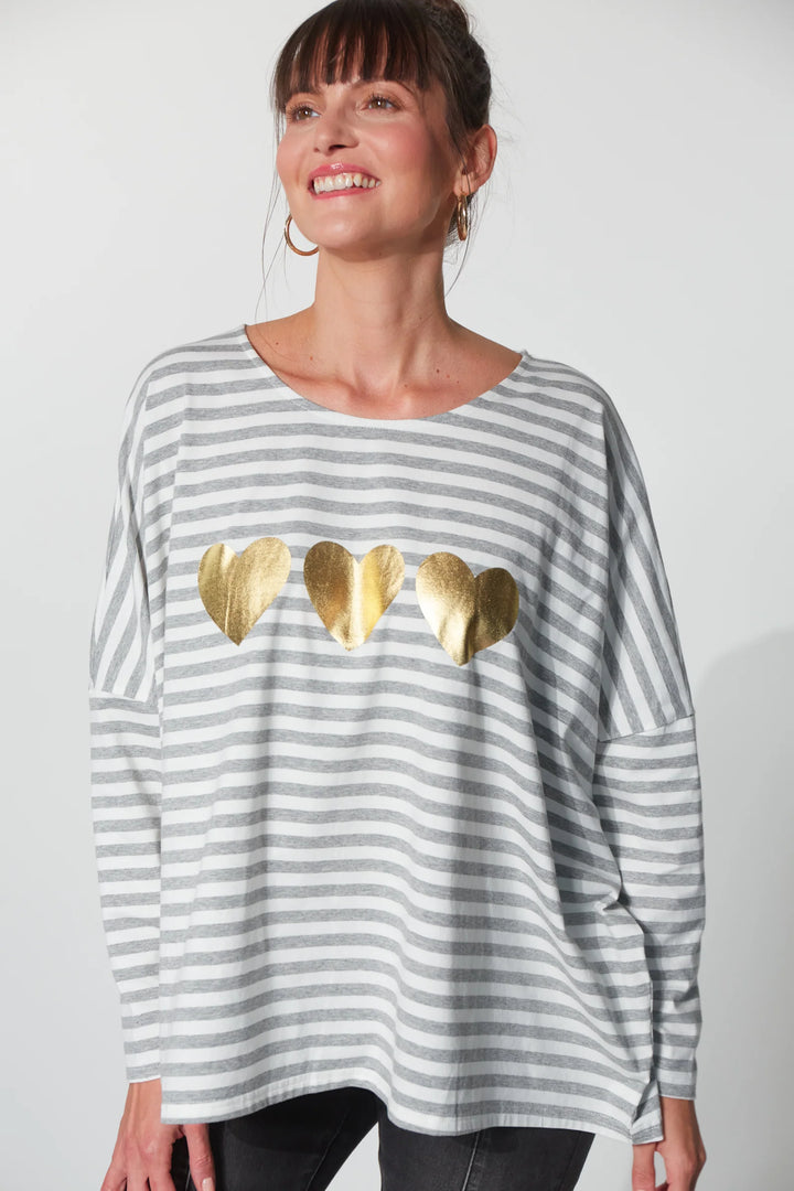 Mala LS T-Shirt - Hearts