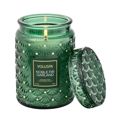 Voluspa Noble Fir Garland 100hr Candle