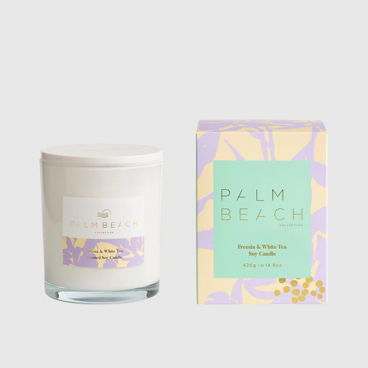 Palm Beach Freesia & White Tea Candle