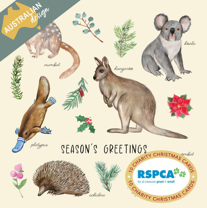 RSPCA Australian Fauna  - Charity Christmas Card Pack