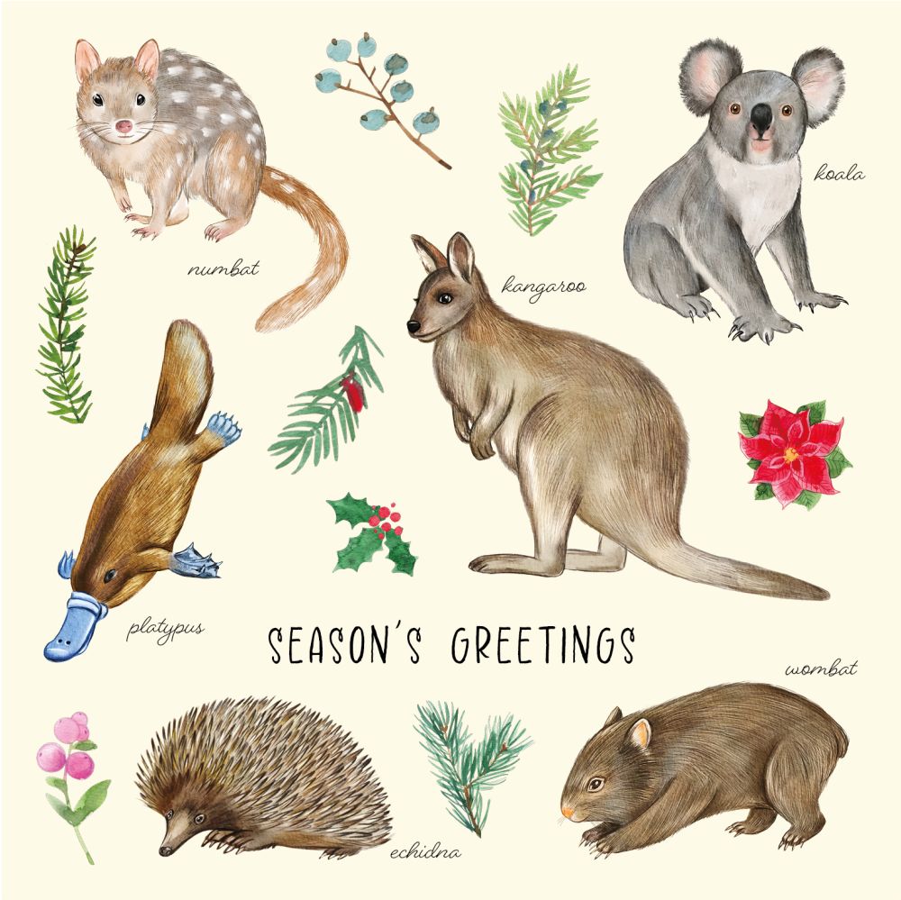 RSPCA Australian Fauna  - Charity Christmas Card Pack