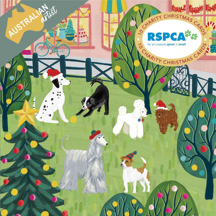 RSPCA Playful Dogs - Charity Christmas Card Pack