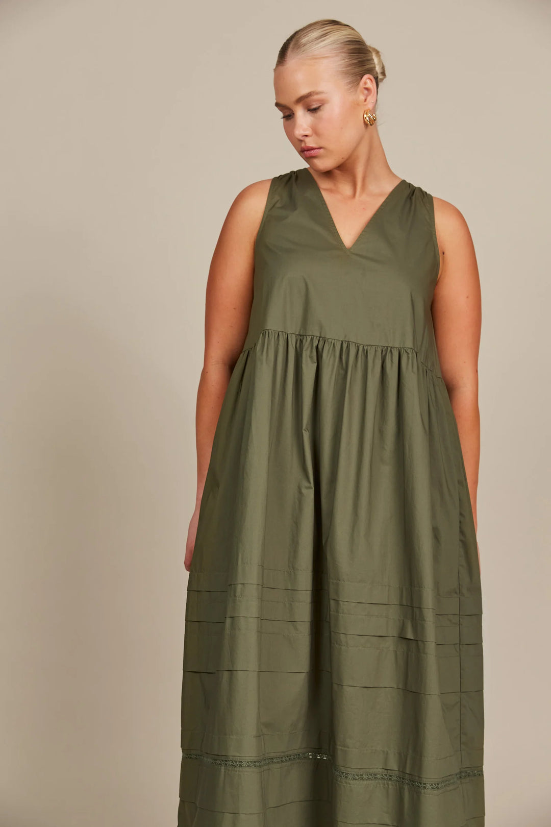 Remi Tank Dress - Olive