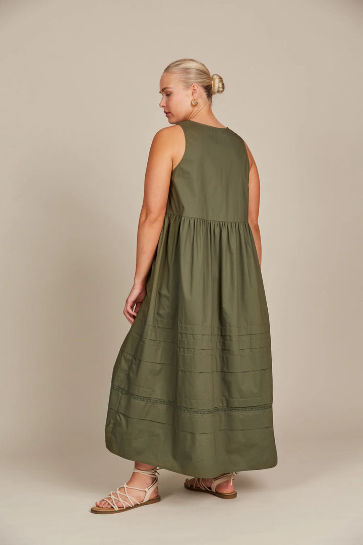 Remi Tank Dress - Olive