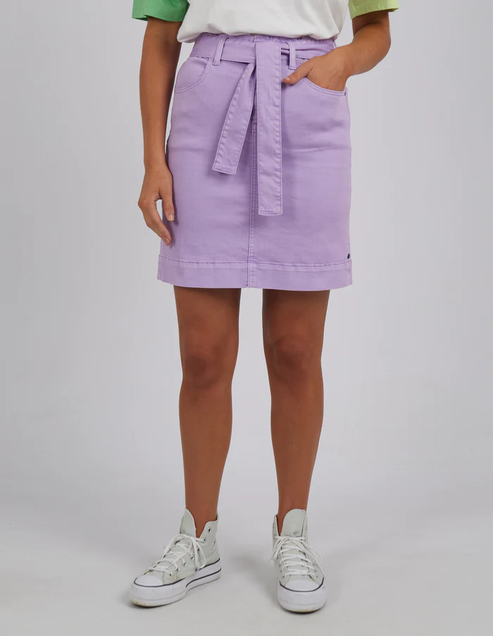 Elm Clio Denim Skirt - Periwinkle