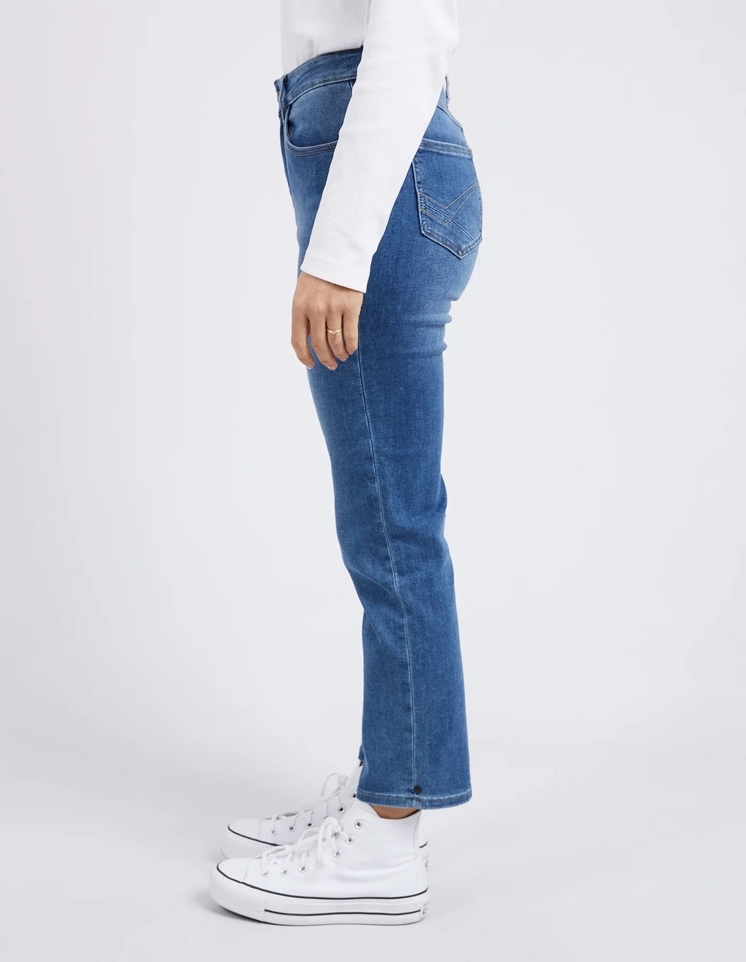 Elm Ada Straight Leg Jean - Blue