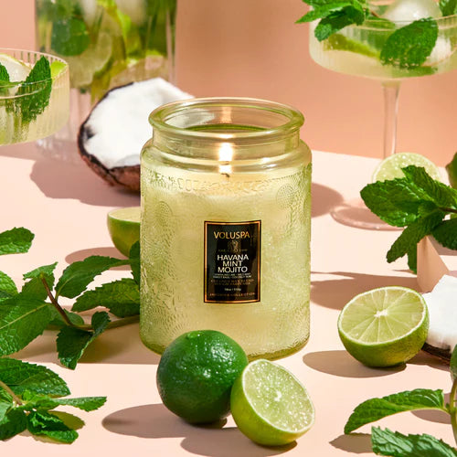 Voluspa Havana Mint Mojito 100hr Candle