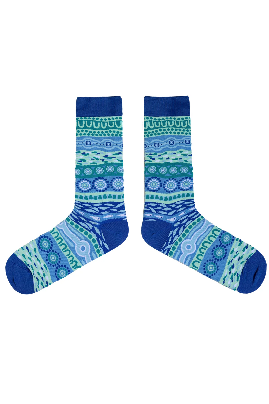 Flowing Water Mens Socks