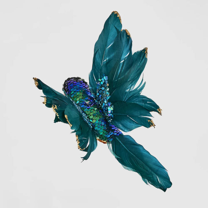 Salsan Sequin Hanging Hummingbird - Blue