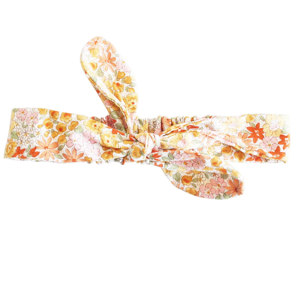 Floral Head Bow