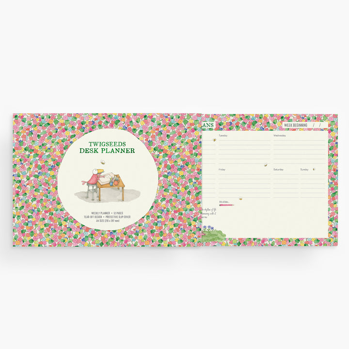 Twigseeds 2025 A4 Desk Planner