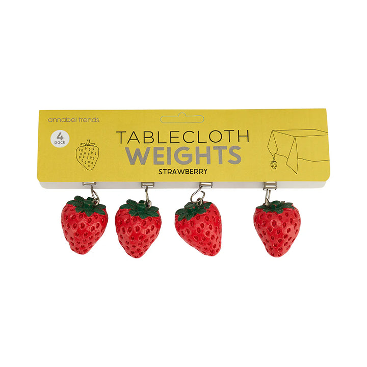 Tablecloth Weights - Strawberry