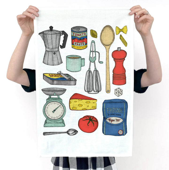 Italian Kitchen - Artist Tea Towel